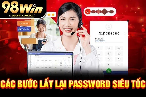 Các bước lấy lại password siêu tốc